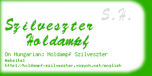 szilveszter holdampf business card